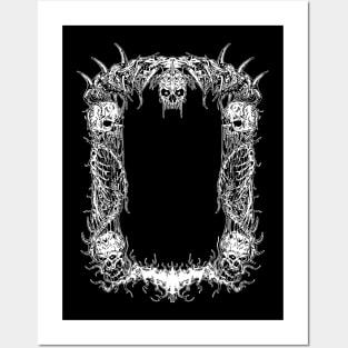 Skull Frame artwork Posters and Art